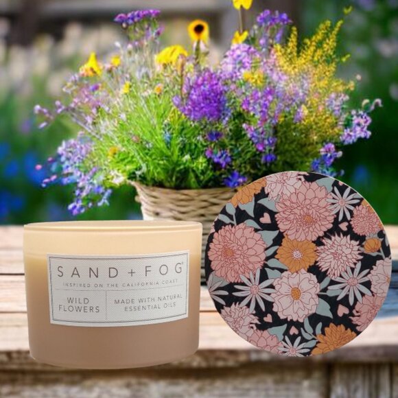 Sand+ Fog | Accents | Sand Fog Wildflowers 2oz Candle | Poshmark